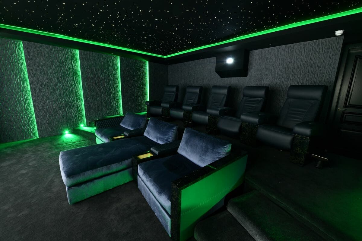 Home cinema star ceiling