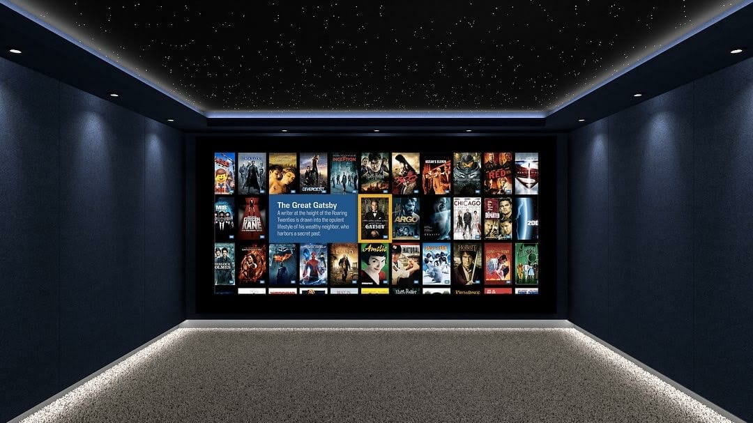 Home cinema star ceiling