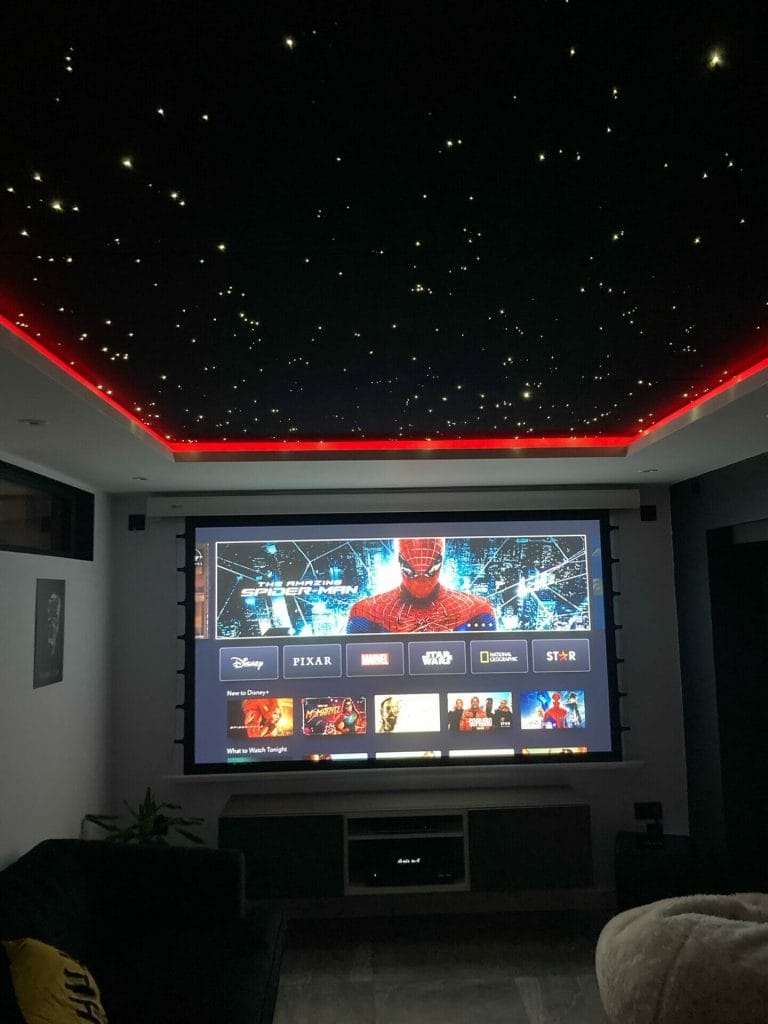 Customer infinity star ceiling